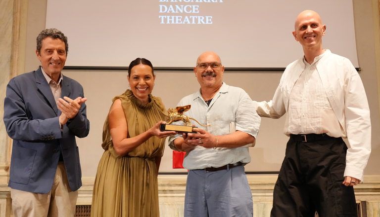 Bangarra become first Australians to receive the Golden Lion for Dance from La Biennale di Venezia